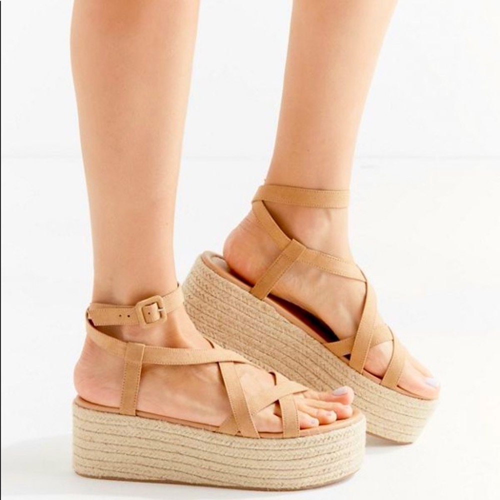 espadrille platform shoes